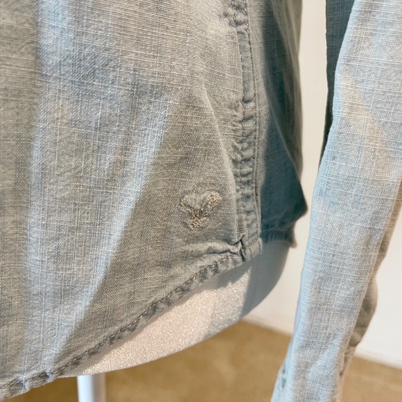 American Eagle Button Up Size S/P - Picture 10 of 11